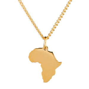By.Ortiz-Africa-necklace-18k-Gold-Plated, Wolrd-Map-Necklace